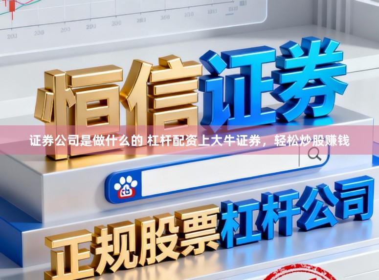 证券公司是做什么的 杠杆配资上大牛证券，轻松炒股赚钱